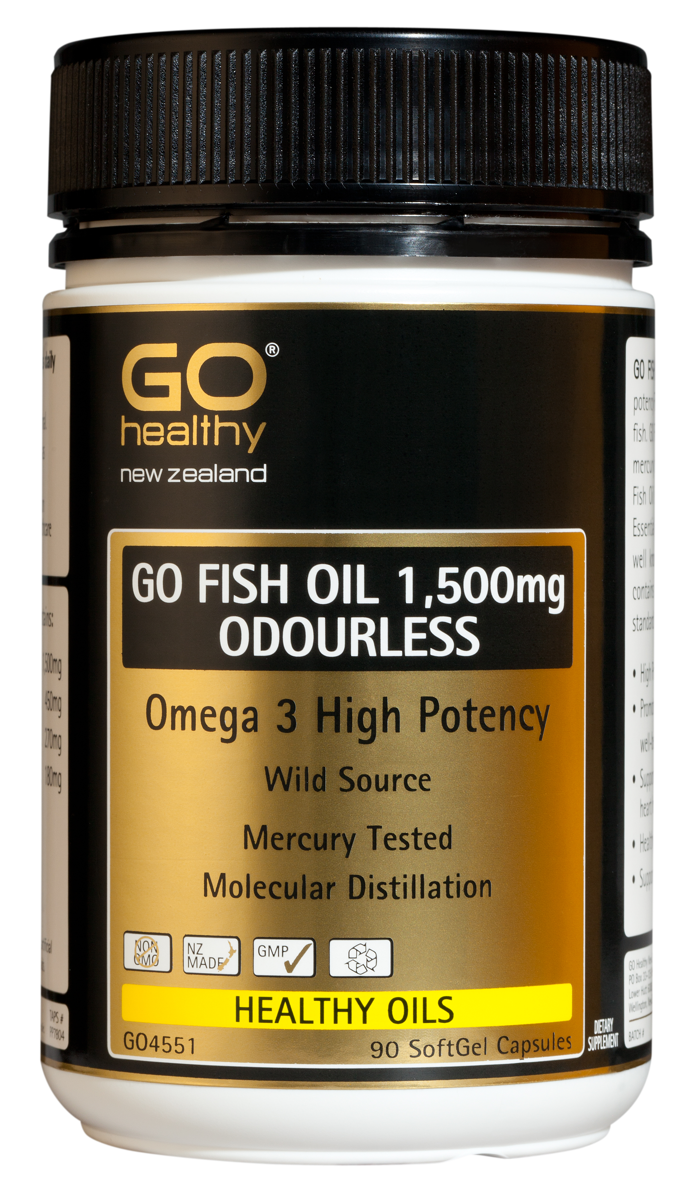 GO Healthy Fish Oil 1,500mg 210 Capsules